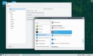 Abbildung 1: Open Suse Leap 15.1 nutzt im Hintergrund den Linux-Kernel 4.12. Yast verf&uuml;gt &uuml;ber ein neues Modul zum Verwalten der Firewall.
