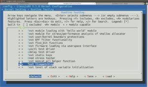 Abbildung 4: Der Linux-Quellcode &ndash; zu sehen ist die Kernel-Konfiguration &ndash; bringt alles Notwendige f&uuml;rs Live-Patching mit.