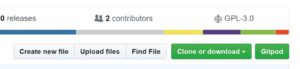 Abbildung 2: Browser-Extensions blenden auf Github einen Gitpod-Button ein.