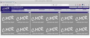 Abbildung 4: Optisch etwas altbacken, jedoch durchdacht und funktionell – das Dashboard von C-Mor.