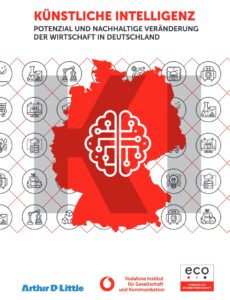 Eine Studie von Eco – Verband der Internetwirtschaft e.V. und Arthur D. Littlehat anhand von 150 Use Cases untersucht, welche Effekte für Unternehmen in Deutschland durch Künstliche Intelligenz (KI) zu erwarten sind.