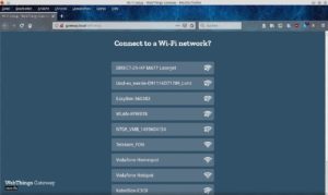 Abbildung 1: Die WLAN-Erkennung klappt mit dem Webthings Gateway von Mozilla bereits zuverl&auml;ssig.