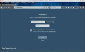 Abbildung 2: Dank einer eigenen Subdomain l&auml;sst sich Webthings auch &uuml;ber das Internet erreichen.