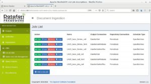 Abbildung 3: Die Job&uuml;bersicht im Web-UI zur Manifold-CF-Administration.