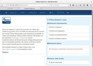 Abbildung 7: Das Expert UI liefert vor allem zur Problemlösung wichtige Informationen. Geübte Anwender erfahren hier zudem tiefer gehende Konfigurationsmöglichkeiten.