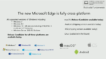 Auf der Ignite-Konferenz hat Microsoft seine Pläne für den Browser Edge vorgestellt. Dieser basiert zukünftig auf Chromium und soll erstmals auch auf anderen Betriebssystemen laufen.