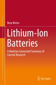 Abbildung 1: Das erste computergenerierte Buch fasst Forschungsergebnisse zum Thema Batterien zusammen.