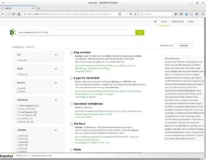 Abbildung 3: Bereits 25 000 Artikel aus verschiedenen Linux-Publikationen liegen nach den ersten Anpassungen im Volltext vor.