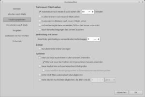 Abbildung 4: In einem &uuml;bersichtlichen Dialog richten Anwender in Evolution Filter f&uuml;r IMAP-Konten ein.
