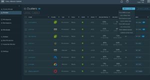 <a href="#artRef-f1">Abbildung 1</a>: VMware Tanzu Mission Control unterteilt Kubernetes in Cluster und richtet sich momentan bevorzugt an Instanzen in Public Clouds. Quelle: VMware