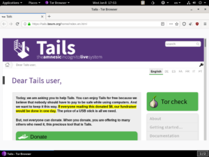 Mit dem Live-System Tails gelangen Anwender via Tor ohne lästige Konfiguration anonym ins Internet. Die jetzt veröffentliche Version 4.2 bringt neue Kommandozeilenwerkzeuge mit.