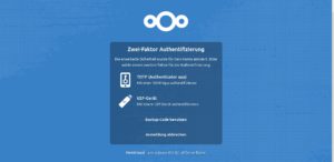 <a href="#artRef-f1">Abbildung 1</a>: Ist mehr als ein Authentifizierungsprovider verfügbar, zeigt Nextcloud die Möglichkeiten an. Quelle: Nextcloud