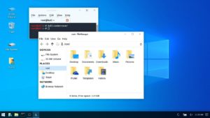 <a href="#artRef-f1">Abbildung 1</a>: Kali Linux&nbsp;2019.4 bietet einen sogenannten Undercover-Modus, in dem der Desktop die Optik von Windows annimmt &ndash; ein gelungener Marketing-Gag.