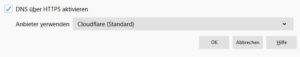 <a href="#artRef-f5">Abbildung 5</a>: So sehen die Einstellungen zum Aktivieren von DoH in Firefox&nbsp;70 aus.