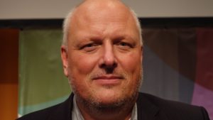 <a href="#artRef-f1">Abbildung 1</a>: Der Bundesdatenschutzbeauftragte Ulrich Kelber beim 36C3 in Leipzig. Quelle: Friedhelm Greis, Golem.de