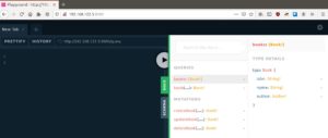 <a href="#artRef-f4">Abbildung 4</a>: Über die URL gelangt der Nutzer zum Playground, wo unter anderem die Dokumentation für das erzeugte API wartet.