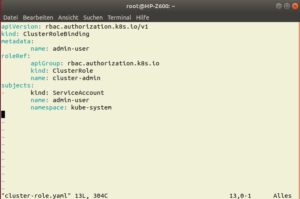 <a href="#artRef-f8">Abbildung 8</a>: Um zum Beispiel die Rechtevergabe am Prompt zu erledigen, braucht man Kenntnisse der Parameter und der YAML-Syntax.