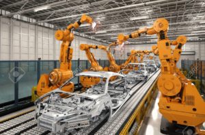 <a href="#artRef-f1">Abbildung 1</a>: Roboter bauen Autos besser und schneller zusammen, als es ein Mensch k&ouml;nnte, aber sie entwerfen sie nicht. Quelle: Kittipong Jirasukhanont, 123RF