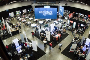 <a href="#artRef-f4">Abbildung 4</a>: OpenStack-Summits waren anfangs riesige Messen, wie hier&nbsp;2013 in Portland. Mittlerweile sind sie eher Konferenzen. Quelle: Aaron Hockley, CC-BY-SA 2.0