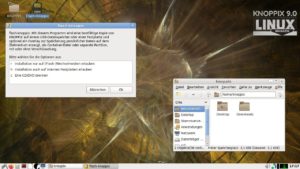 <a href="#artRef-f1">Abbildung 1</a>: Knoppix nutzt standardmäßig den ressourcenschonenden LXDE-Desktop. Das Programm »flash-knoppix« schreibt Knoppix bootfähig auf einen USB-Stick.