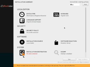 <a href="#artRef-f6">Abbildung 6</a>: Rockstor nutzt derzeit den Installationsassistenten von CentOS 7.