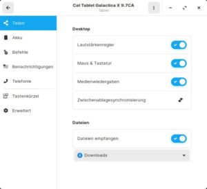 <a href="#artRef-f6">Abbildung 6</a>: Auch wenn es ähnliche Funktionen wie KDE Connect aufweist, zielt GSConnect auf die Gnome-Shell ab.