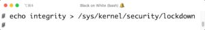 Abbildung 2: Zwar l&auml;sst sich der Lockdown-Modus auch im laufenden System aktivieren, das bietet aber nur unvollst&auml;ndige Sicherheit.