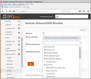 Abbildung 4: OPNsense liefert einen funktionalen Werbeblocker als Addon.