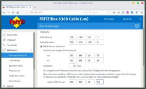 Abbildung 5: Auf Wunsch verrät die Fritzbox ihren Clients einen neuen DNS-Server.