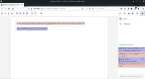 Abbildung 3: Etherpad bietet eine intuitiv zu bedienende Oberfl&auml;che, mit der ein Anwender sofort loslegen kann.