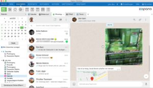 Abbildung 5: Der Kopano-Client lässt sich um Plugins erweitern, dazu zählt auch WhatsApp.