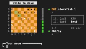 Abbildung 1: Chs notiert alle Z&uuml;ge in der standardisierten Portable Game Notation.