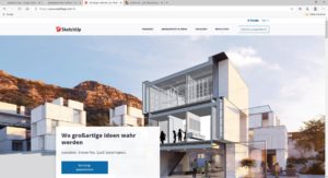 Abbildung 2: Die Startseite von Sketchup Free.