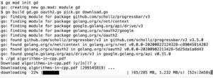 Abbildung 2: Das Go-Programm in den <a href="#artRef-l1">Listings&nbsp;1</a> bis**<a href="#artRef-l4">4</a> sucht in Google Drive nach Dateien und l&auml;dt sie auf Wunsch herunter.