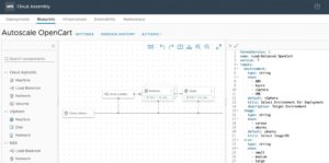 Abbildung 3: In Blueprints legt der Admin nicht nur die Architektur virtueller Deployments fest, sondern auch, wann sei ein Skalieren in die Breite erfordern. Quelle: VMware