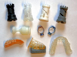 Abbildung 5: Materialproben des Herstellers Formlabs. Quelle: WeSo