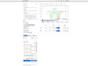 Abbildung 5: Das Web-Interface zeigt Daten zum Drucker, hier die Temperatur. Quelle: Oliver Nickel