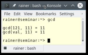 Abbildung 2: Der &raquo;gcd()&laquo;-Algorithmus l&auml;sst sich so umsetzen, dass C++ ihn zur &Uuml;bersetzungszeit ausf&uuml;hrt.