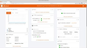 Abbildung 4: Das Dashboard bietet f&uuml;r den jeweiligen Client viele Einstelloptionen.