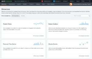 Abbildung 6: Das ML-Toolkit von Splunk bietet diverse Showcases, mit denen man experimentieren kann.