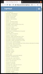 Abbildung 3: Die Referenz im Lighttpd-Wiki gibt einen Überblick über die vorhandenen Module. Sie decken alle in der Praxis wichtigen Funktionen ab, wie etwa URL-Rewriting (»mod_rewrite«).