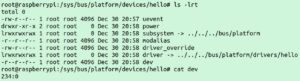 Abbildung 4: Die Einträge zum Gerät im Sys-Filesystem werden automatisiert angelegt.