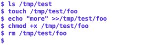 Abbildung 2: … ausgelöst durch User-Aktionen in einem anderen Terminal.