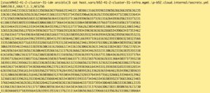 Abbildung 3: Ansible Vault ermöglicht das Speichern von Passwörtern in verschlüsselter Weise – so lassen sie sich in Git verwalten.