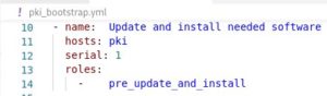 Abbildung 4: Auszug aus der Datei »pki_bootstrap.yml«.