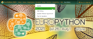 Die wegen der Cona-Pandemie Online ausgetragene EuroPython 2021 findet von 26. Juli bis 1. August satt, Die Veranstalter bitten nun um Vorschläge für das Vortragsprogramm.