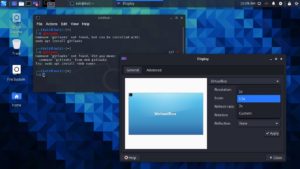 Abbildung 1: Kali Linux 2021.1 nutzt XFCE 4.16 als Desktop-Umgebung, die den Bildschirminhalt unter anderem um den Faktor 1,5 skalieren kann.