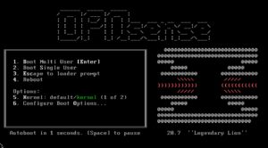 Abbildung 1: Die Installationsroutine von OPNsense kommt etwas kantig daher, doch keine Panik: Sie geht sehr leicht von der Hand.
