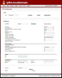 Abbildung 5: Die Konfiguration einer Mobilfunkverbindung, bei der das Modul via USB verbunden ist.
