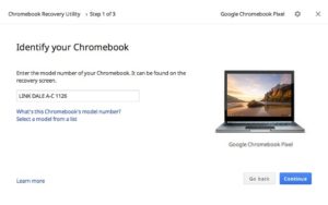 Abbildung 4: Das Chrome Book Recovery Utility (die Chrome-OS-<span class="ui-element">Wiederherstellungserweiterung</span>) erstellt das Recovery-System f&uuml;r den Notfall.